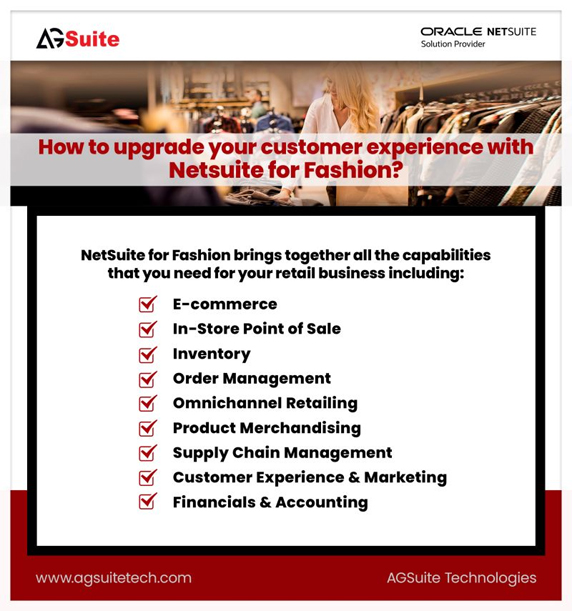 How to upgrade your customer experience with NetSuite for Fashion