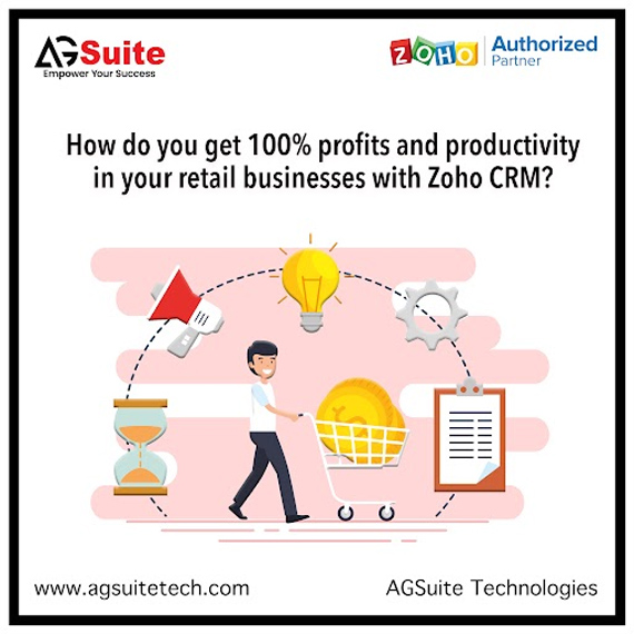 How do you get 100% profits and productivity in your retail businesses with Zoho CRM?