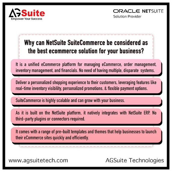 Why can NetSuite SuiteCommerce be considered as the best eCommerce solution for your business?