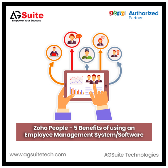 Zoho People - 5 Benefits of using an employee management System/Software