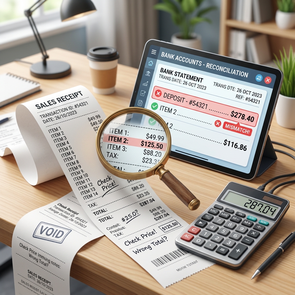 Manual Financial Reconciliation