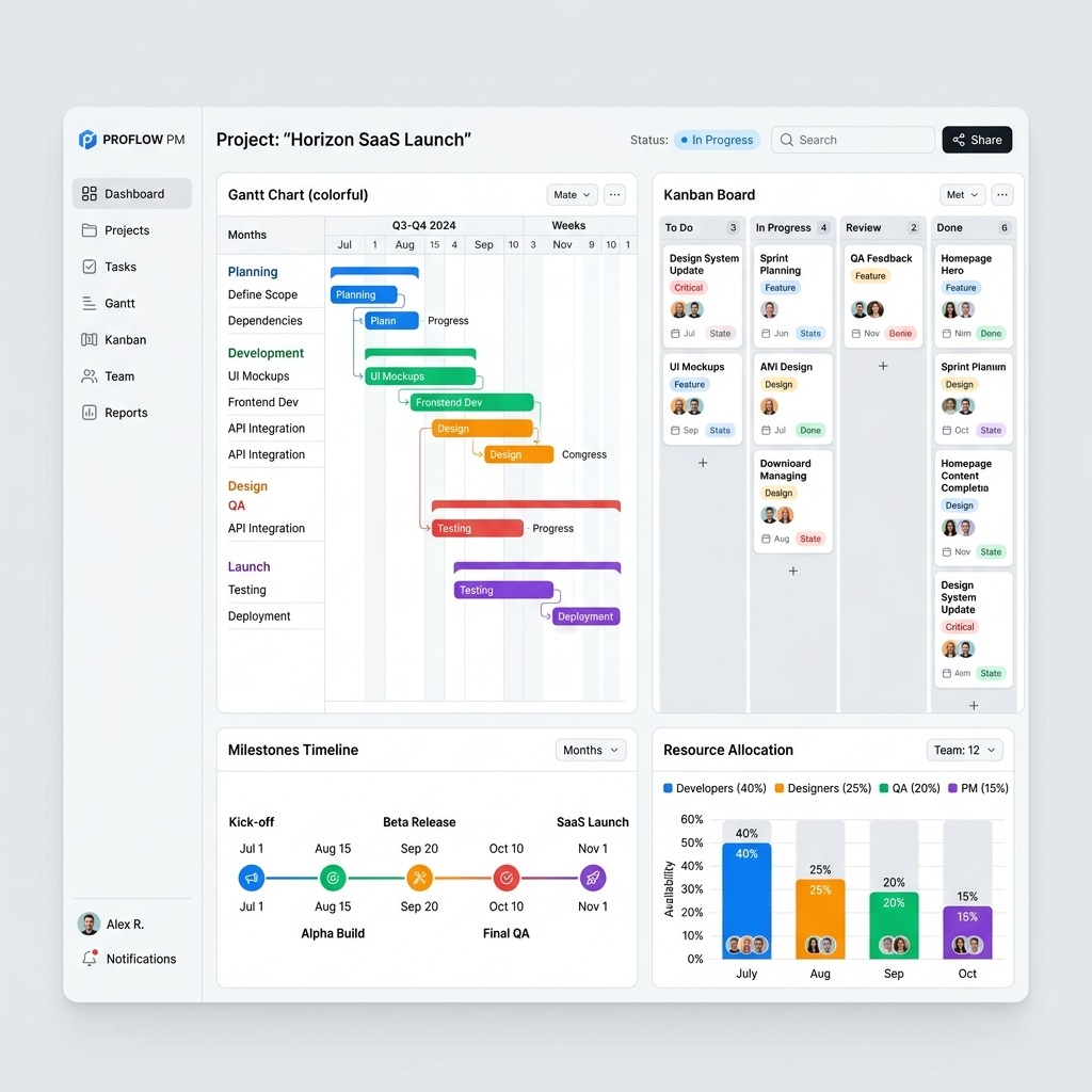 Project and Resource Management