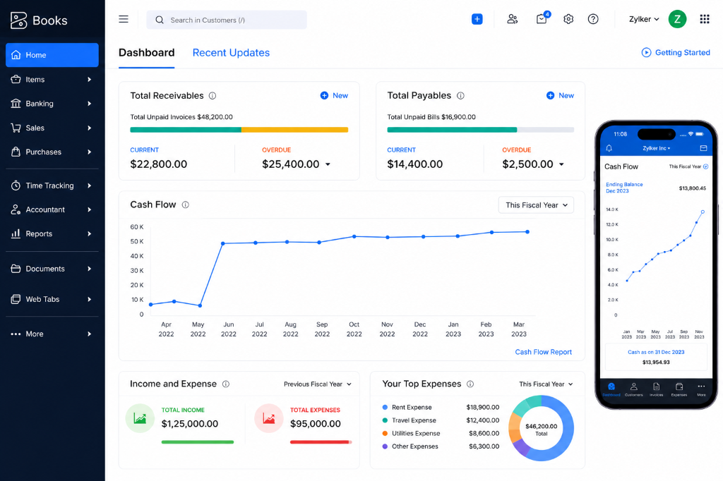 Zoho Books — Online Accounting Software