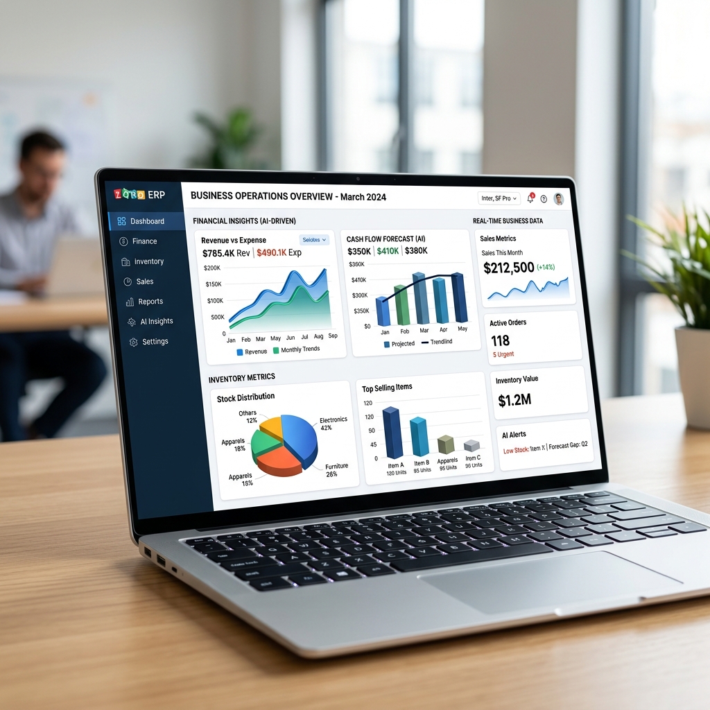 Zoho ERP — Unified Cloud Business Management