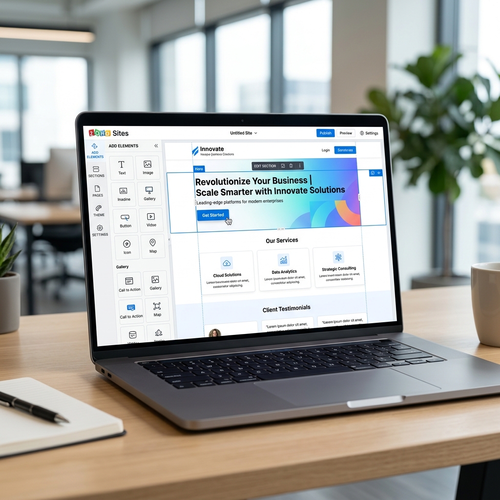 Zoho Sites — The Professional Website Builder